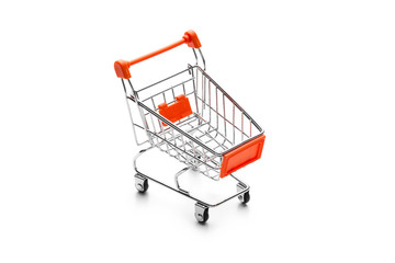 Small empty shopping cart