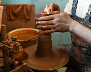 pottery production
