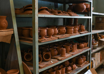 pottery production