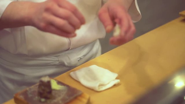 Work of the sushi chef｜寿司職人