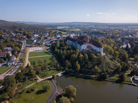 Schloss Bad Iburg und Charlottensee