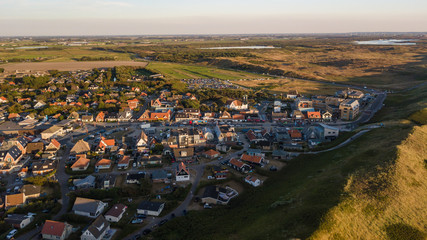 Callantsoog aus der Vogelperspektive
