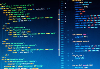 Web developing on the php language