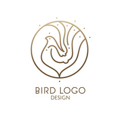 Bird linear logo