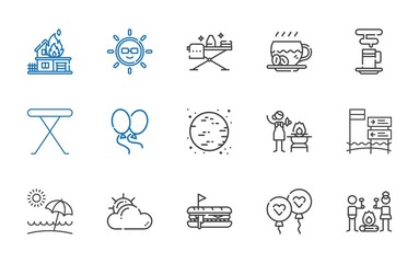 Fototapeta premium hot icons set