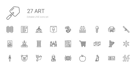 art icons set