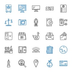 business icons set