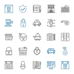 key icons set