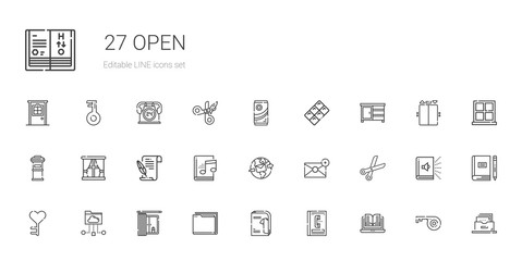 open icons set