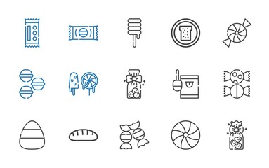 cookies icons set