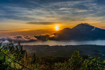 lever de soleil à Bali