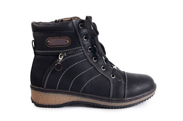 Women autumn boots isolated on white background