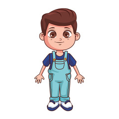 Cute boy cartoon © Jemastock