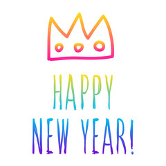 Abstract rainbow card background. Modern pattern for birthday card, party invitation, wallpaper, holiday shop sale poster, bag print, t shirt, workshop advertising etc.