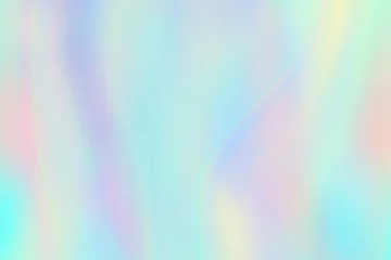 Foto op Plexiglas Rainbow texture. Hologram foil iridescent background. Pastel fantasy unicorn vector pattern. Illustration of iridescent pattern rainbow, hologram texture © MicroOne