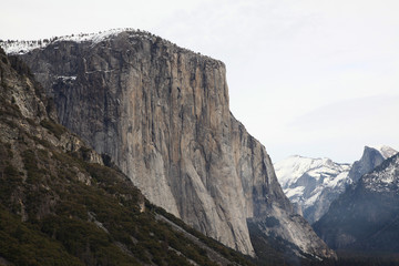 Fototapeta na wymiar View of Yosemite National Park in USA