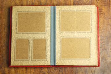Fototapeta premium Old photo album
