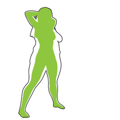 Vector conceptual fat overweight obese female vs slim fit healthy body after weight loss or diet with muscles thin young woman isolated. Fitness, nutrition or fatness obesity, health silhouette shape