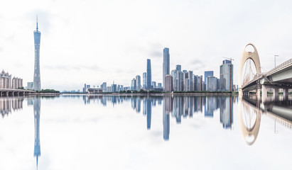 Modern city skyline in Guangzhou