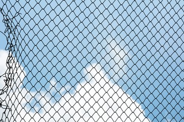damage wire mesh