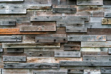 The surface of the old wood wall
