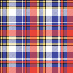 Color plaid seamless pattern