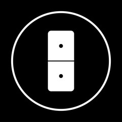 Domino icon. Vector illustration - Vector