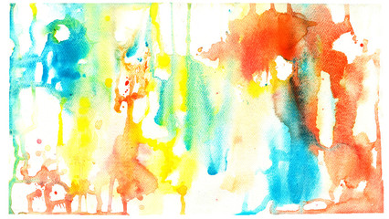 watercolor spots, abstraction
