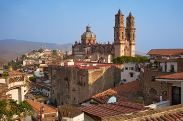 The Parroquia de Santa Prisca y San Sebastían, commonly known as the Church of Santa Prisca, is a colonial monument located in the city of Taxco de Alarcón, in the southern state of Guerrero, Mexico,