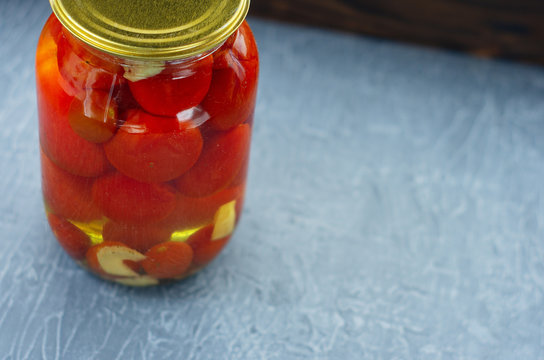 pickled fermented tomato in a can