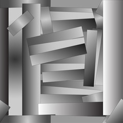 Gray seamless geometric pattern