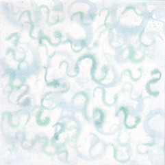 wavy turquoise lines