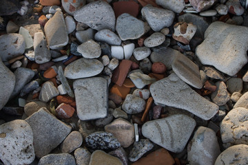 fondo de diferentes piedras 