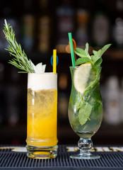 Bebida de Piña y Mango , Mojito