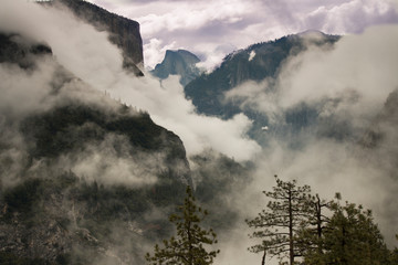 Clouds in Yosemite Valley