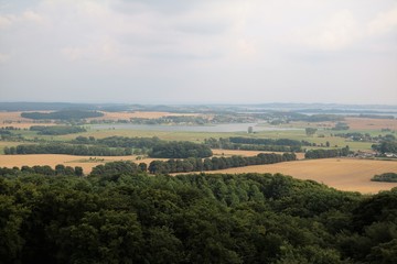 View from Jagdschloss Granitz at Island Rügen in Germany
