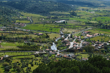 Fototapeta na wymiar Gorgeous view from Idanha-a-nova castle. castelo Branco, Portugal