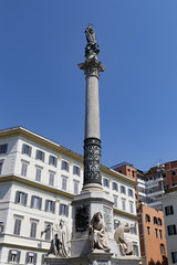 Column of the Immaculate Conception in Rome, Italy