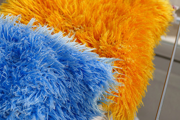 colored bathroom sac,