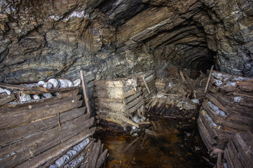 Fototapeta premium Old gold mine