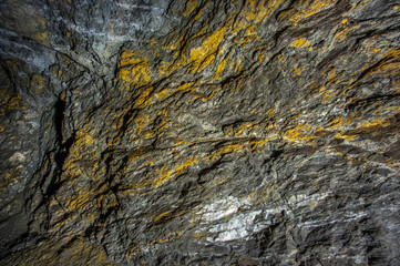 Gold is a volcanic rock