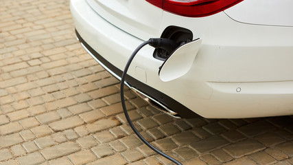 Recharging an electric car,