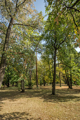 Naklejka premium Landscape of park Vrana - around former Royal Palace in city of Sofia, Bulgaria