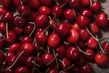 background of cherries