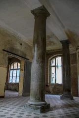 Muurstickers Ruïnes van Beelitz-Heilstätten Verloren plaats Berlijn Brandenburg  © seb868