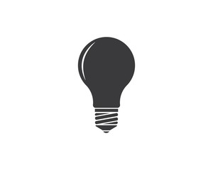 bulb logo vector ilustration