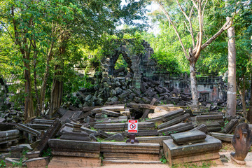 Beng Mealea buddhist temple of Angkor
