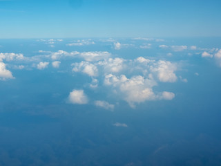 Fototapeta premium Sky view on the plane