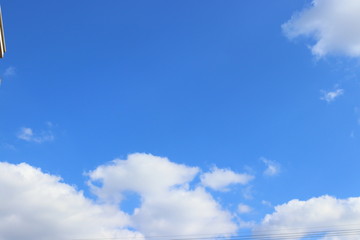 青空と白い雲	