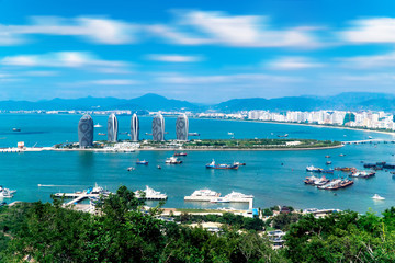 view of luhuitou mountain top